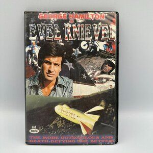Evel Knievel DVD 2001 George Hamilton Action Biography Region-Free